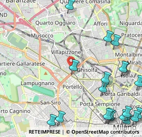 Mappa Via Giuseppe Cuzzi, 20155 Milano MI, Italia (3.22632)