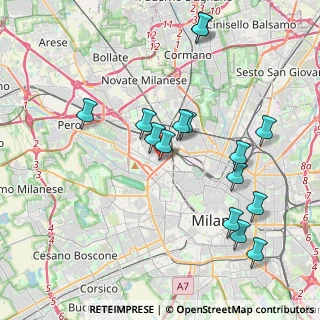 Mappa Via Giuseppe Cuzzi, 20155 Milano MI, Italia (4.116)