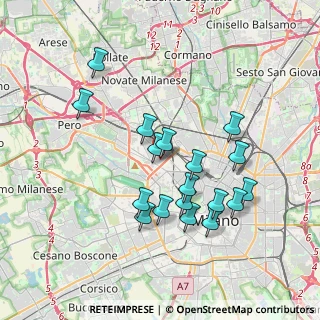 Mappa Via Giuseppe Cuzzi, 20155 Milano MI, Italia (3.46611)