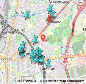 Mappa Via Privata Deruta, 20132 Milano MI, Italia (1.0285)