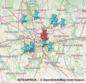 Mappa Via Privata Deruta, 20132 Milano MI, Italia (11.46692)