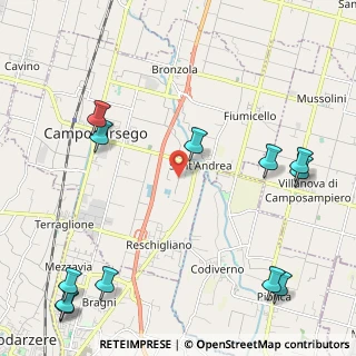 Mappa Via Pralunghi, 35011 Campodarsego PD, Italia (3.04917)