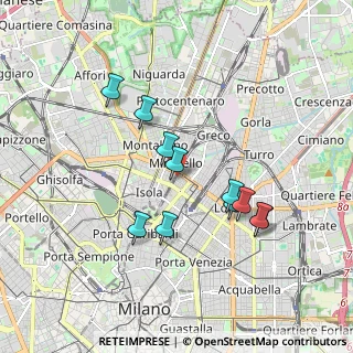 Mappa Piazza Carbonari, 20125 Milano MI, Italia (1.63909)