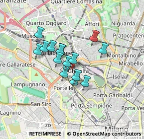 Mappa Via Giovanni Duprè, 20155 Milano MI, Italia (1.21467)