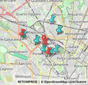 Mappa Via Giovanni Duprè, 20155 Milano MI, Italia (1.2975)