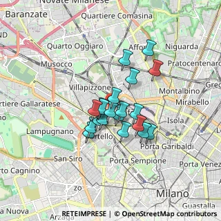 Mappa Via Generale Mac Mahon, 20155 Milano MI, Italia (1.16)