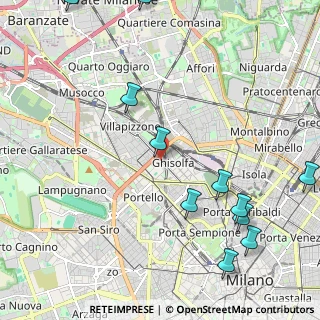 Mappa Via Generale Mac Mahon, 20155 Milano MI, Italia (2.78182)