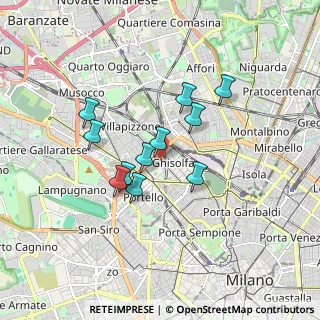 Mappa Via Generale Mac Mahon, 20155 Milano MI, Italia (1.37)