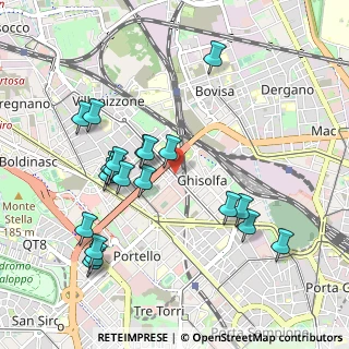 Mappa Via Generale Mac Mahon, 20155 Milano MI, Italia (1.0195)