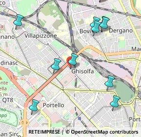 Mappa Via Giovanni Duprè, 20155 Milano MI, Italia (1.30167)