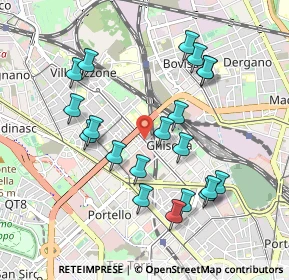 Mappa Via Giovanni Duprè, 20155 Milano MI, Italia (0.9425)