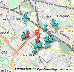 Mappa Via Giovanni Duprè, 20155 Milano MI, Italia (0.773)