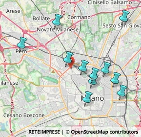 Mappa Via Generale Mac Mahon, 20155 Milano MI, Italia (4.12727)