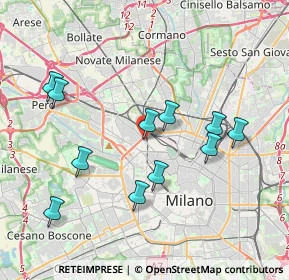Mappa Via Giovanni Duprè, 20155 Milano MI, Italia (3.78727)