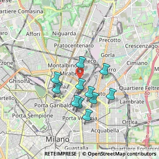 Mappa Via Melchiorre Gioia, 20125 Milano MI, Italia (1.50273)