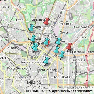 Mappa Via Melchiorre Gioia, 20125 Milano MI, Italia (1.47846)