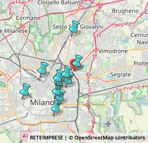 Mappa Via Tolmezzo angolo, 20132 Milano MI, Italia (3.16364)