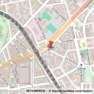 Mappa Via Tolmezzo, 8, 20132 Milano, Milano (Lombardia)