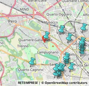 Mappa Via Benedetto Croce, 20151 Milano MI, Italia (2.751)