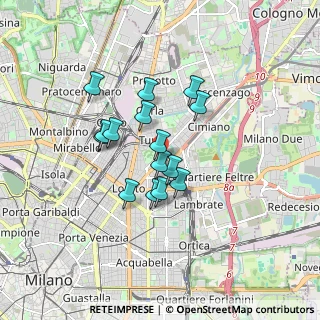Mappa Via Clitumno, 20131 Milano MI, Italia (1.29467)