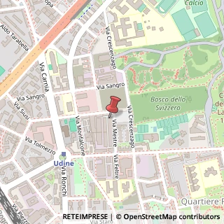 Mappa Via Mestre, 13, 20132 Milano, Milano (Lombardia)