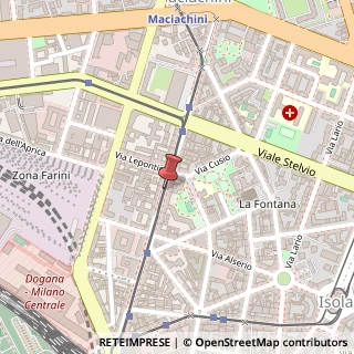 Mappa Via Carlo Farini,  63, 20159 Milano, Milano (Lombardia)