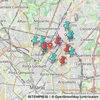Mappa Via Privata Meina, 20125 Milano MI, Italia (1.33917)