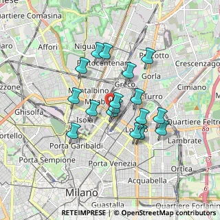 Mappa Via Privata Meina, 20125 Milano MI, Italia (1.41235)