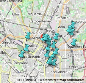 Mappa Via Privata Meina, 20125 Milano MI, Italia (1.6645)