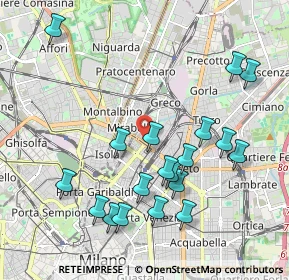 Mappa Via Privata Meina, 20125 Milano MI, Italia (2.11947)