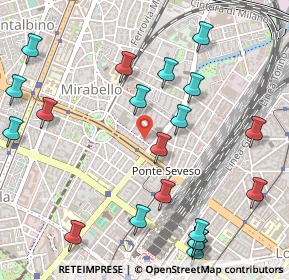 Mappa Via Privata Meina, 20125 Milano MI, Italia (0.645)