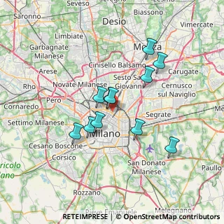 Mappa Via Privata Meina, 20125 Milano MI, Italia (5.74273)