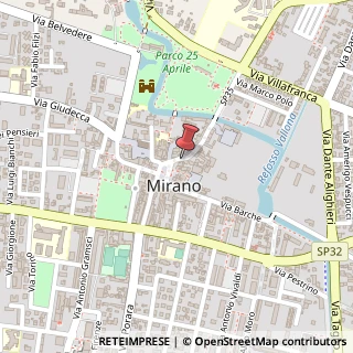 Mappa Via Bastia Fuori, 4, 30035 Mirano, Venezia (Veneto)