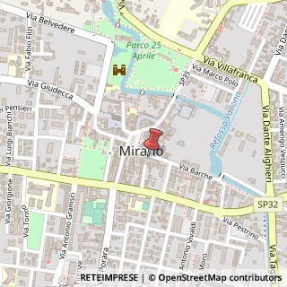 Mappa Via Barche, 16/A, 30035 Mirano, Venezia (Veneto)