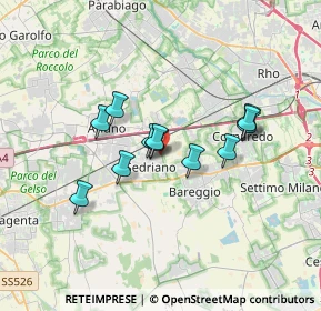 Mappa Via 1 Maggio, 20018 Sedriano MI, Italia (2.6825)