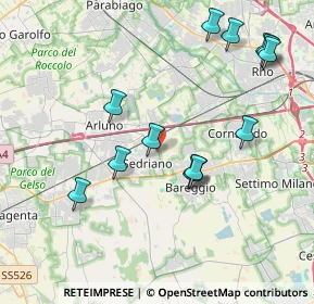 Mappa Via 1 Maggio, 20018 Sedriano MI, Italia (4.15615)