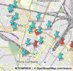 Mappa Viale Zara, 20159 Milano MI, Italia (1.152)