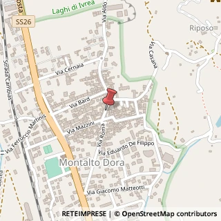 Mappa Via vallesa 4, 10016 Montalto Dora, Torino (Piemonte)