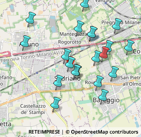 Mappa Via Cristoforo Colombo, 20018 Sedriano MI, Italia (1.9345)