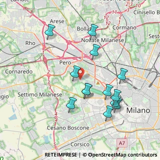 Mappa Via Ugo Betti, 20151 Milano MI, Italia (3.73769)