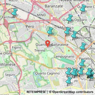 Mappa Via Ugo Betti, 20151 Milano MI, Italia (3.52059)