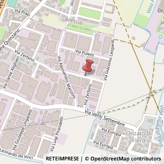 Mappa Via Zerbino, 67, 25020 Flero, Brescia (Lombardia)
