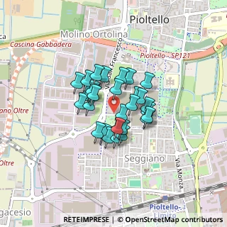 Mappa Via Guido Rossa, 20096 Pioltello MI, Italia (0.26667)