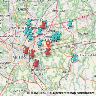 Mappa Via Guido Rossa, 20096 Pioltello MI, Italia (6.77706)