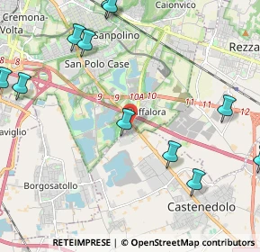 Mappa Via dei Santi, 25129 Buffalora BS, Italia (2.96)