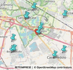 Mappa Via dei Santi, 25129 Buffalora BS, Italia (2.39364)