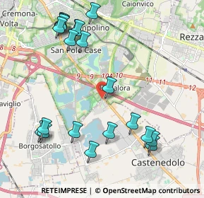 Mappa Via dei Santi, 25129 Buffalora BS, Italia (2.4065)