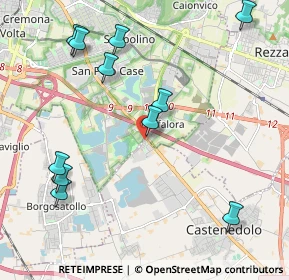 Mappa Via dei Santi, 25129 Buffalora BS, Italia (2.40818)