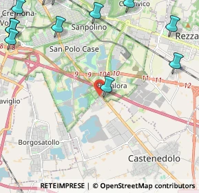 Mappa Via dei Santi, 25129 Buffalora BS, Italia (3.37667)