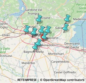 Mappa Via dei Santi, 25129 Buffalora BS, Italia (9.68)